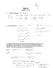 1.5.1 Study Hyperbolas