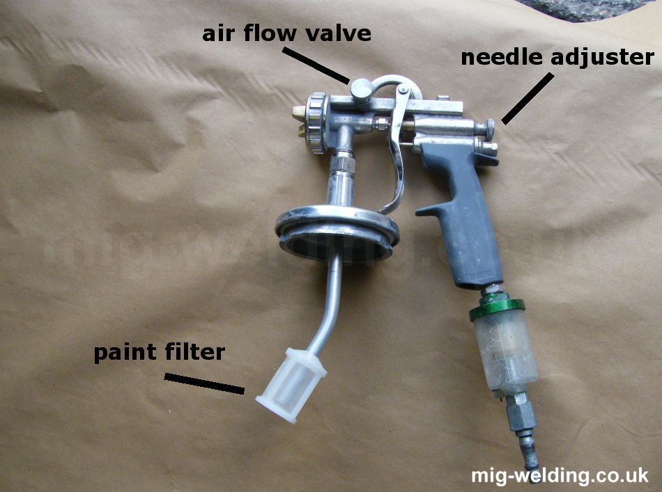 Air Spray Gun Setup