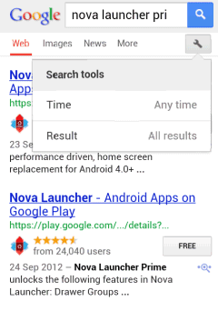 Android Google Search Bar Not Working