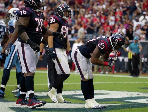 Arian Foster Bow Touchdown