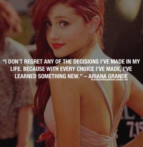 Ariana Grande Tumblr Quotes