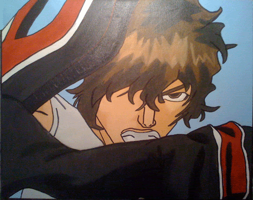 Bleach Painting On Canvas