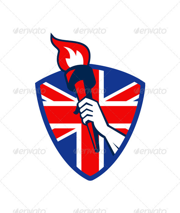 Britain Flag Cartoon