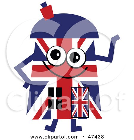 Britain Flag Cartoon