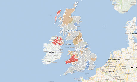 Britain Map 2012