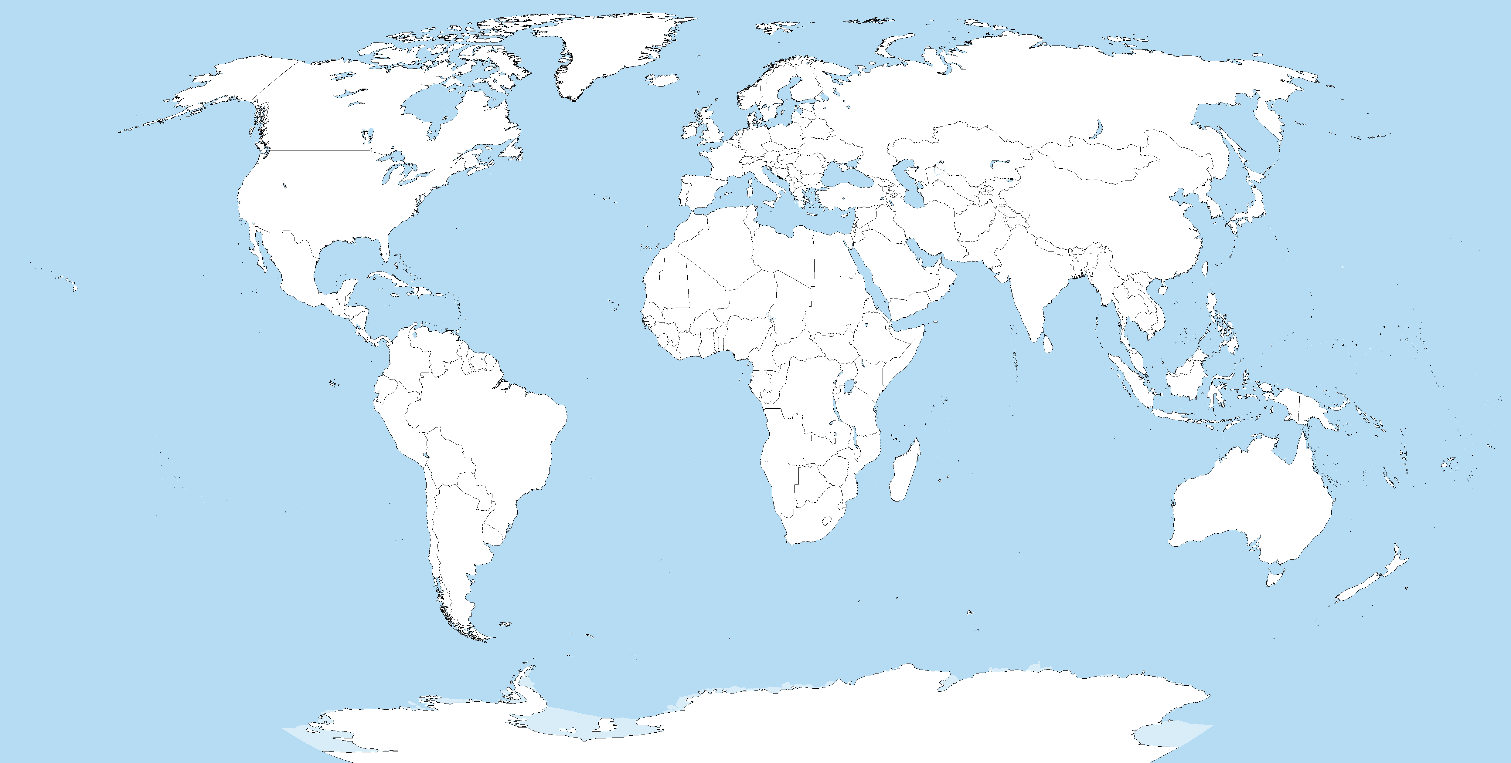 Britain Map Blank