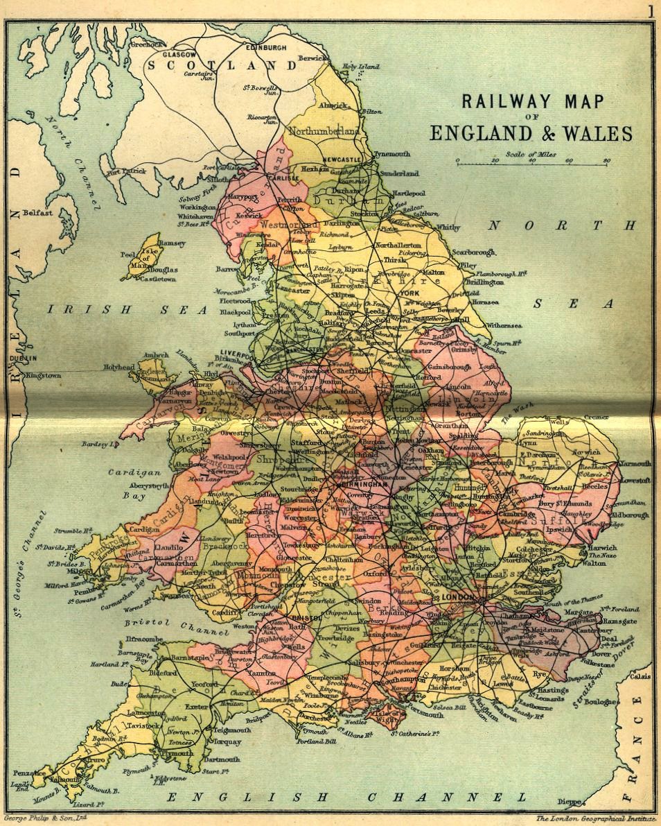 Britain Map Counties