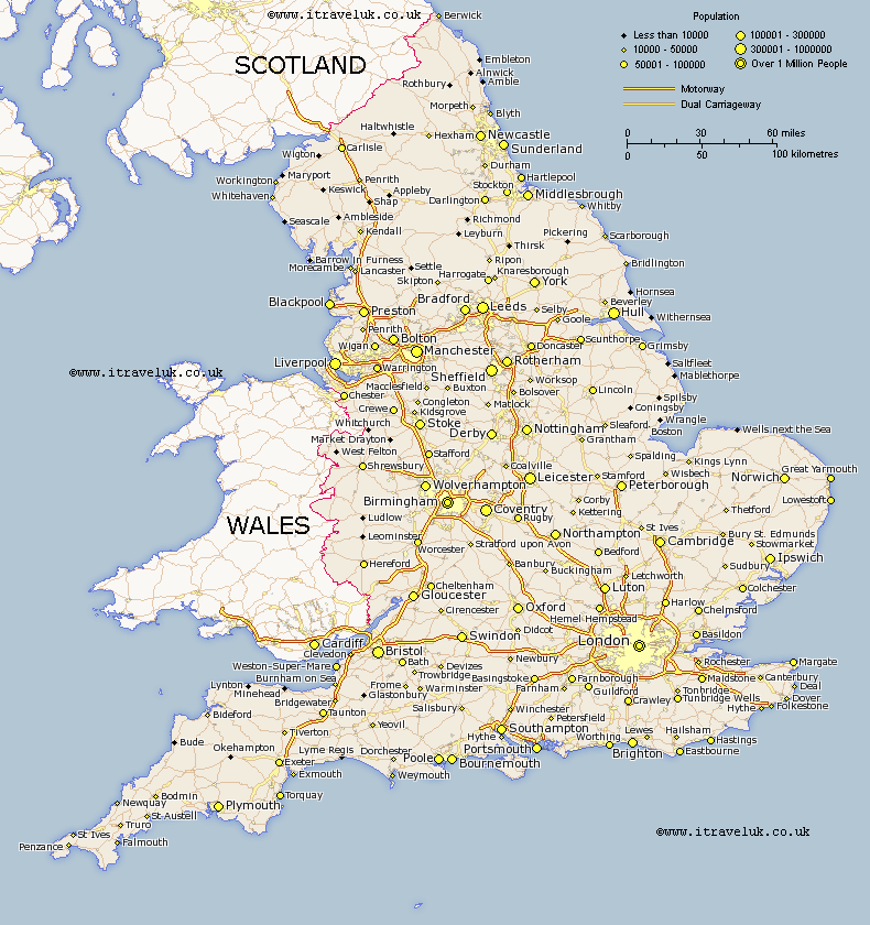 Britain Map Counties