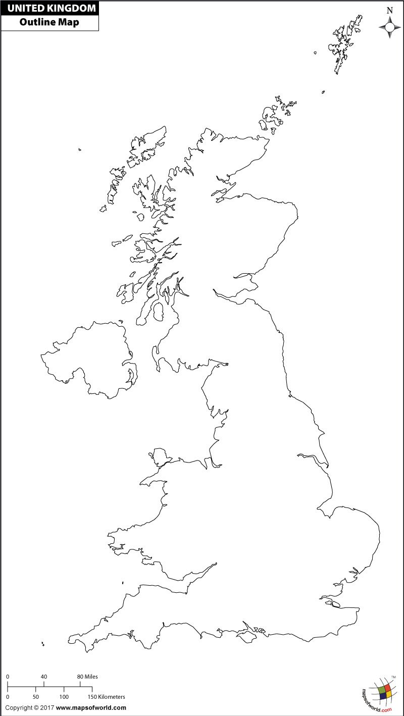 Britain Map Outline