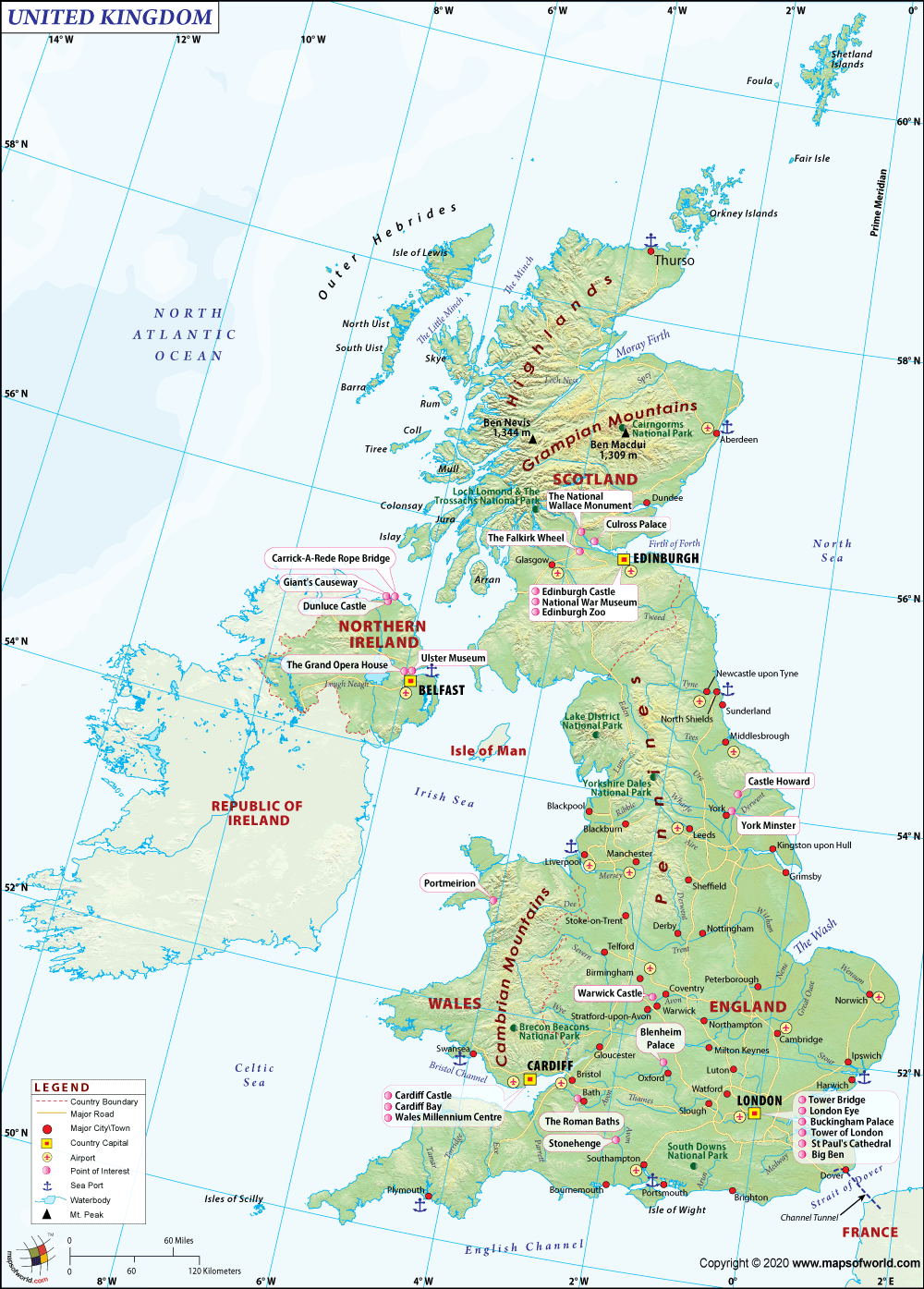 Britain Map Outline