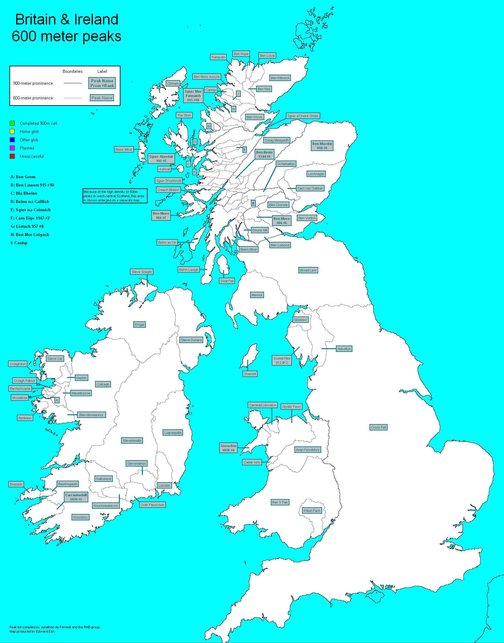 Britain Map Outline