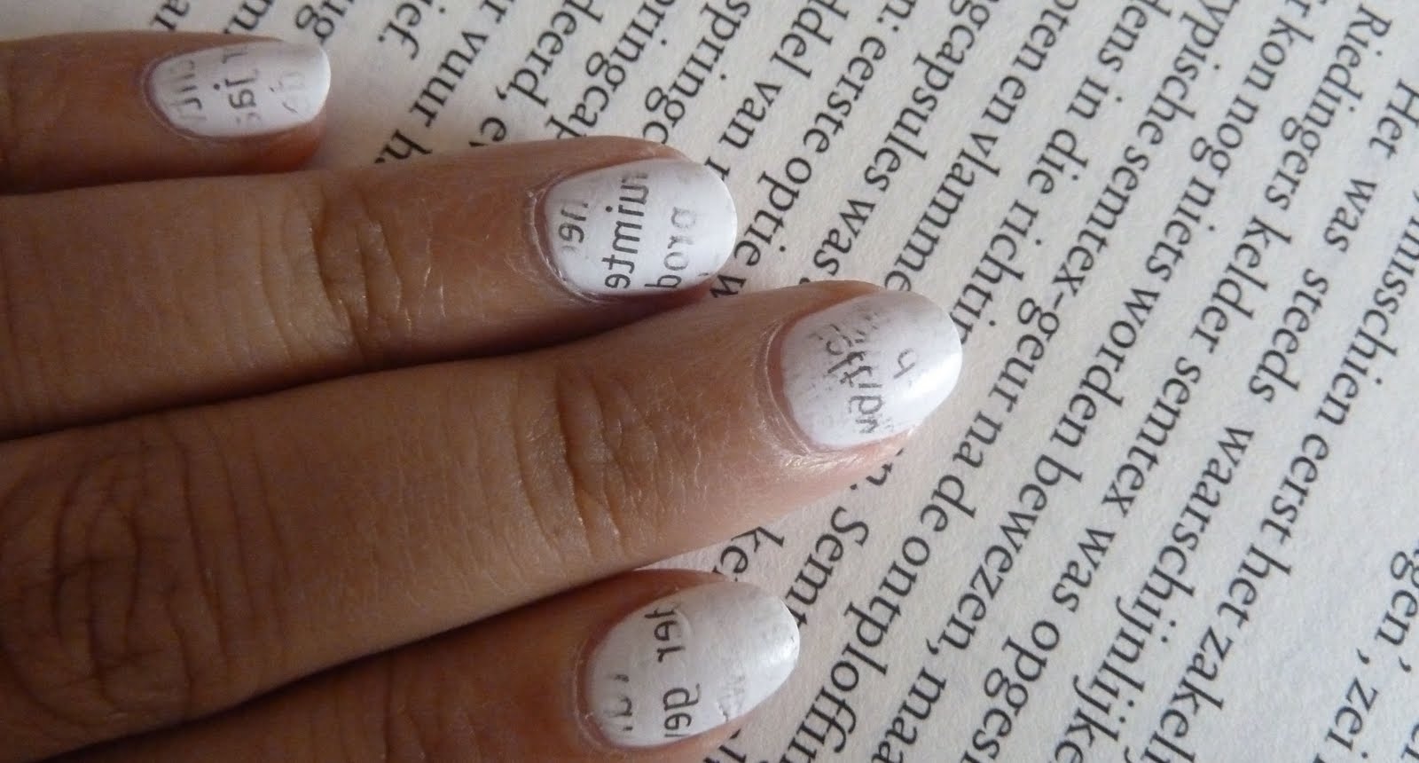 Can You Do Newspaper Nails With Nail Polish Remover