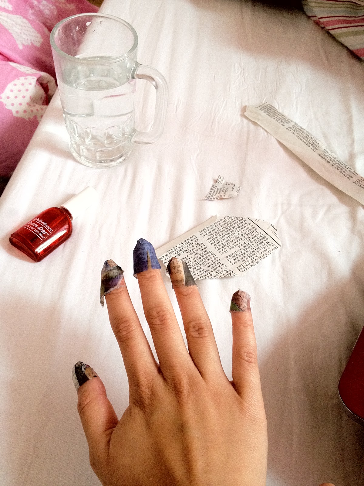 Can You Make Newspaper Nails With Water