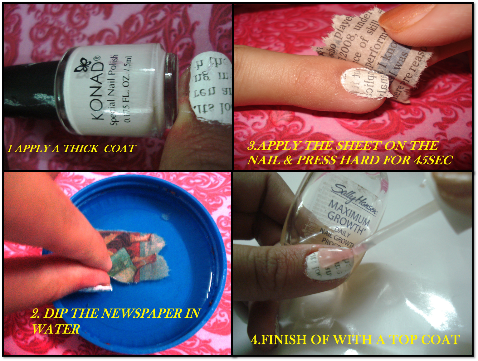 Can You Make Newspaper Nails With Water