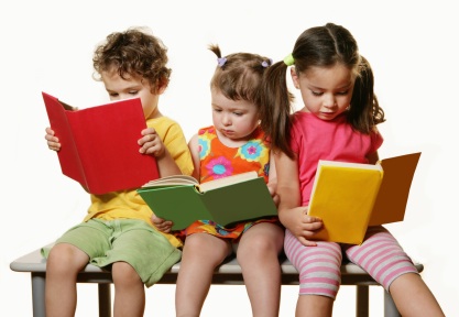 Children Reading In School