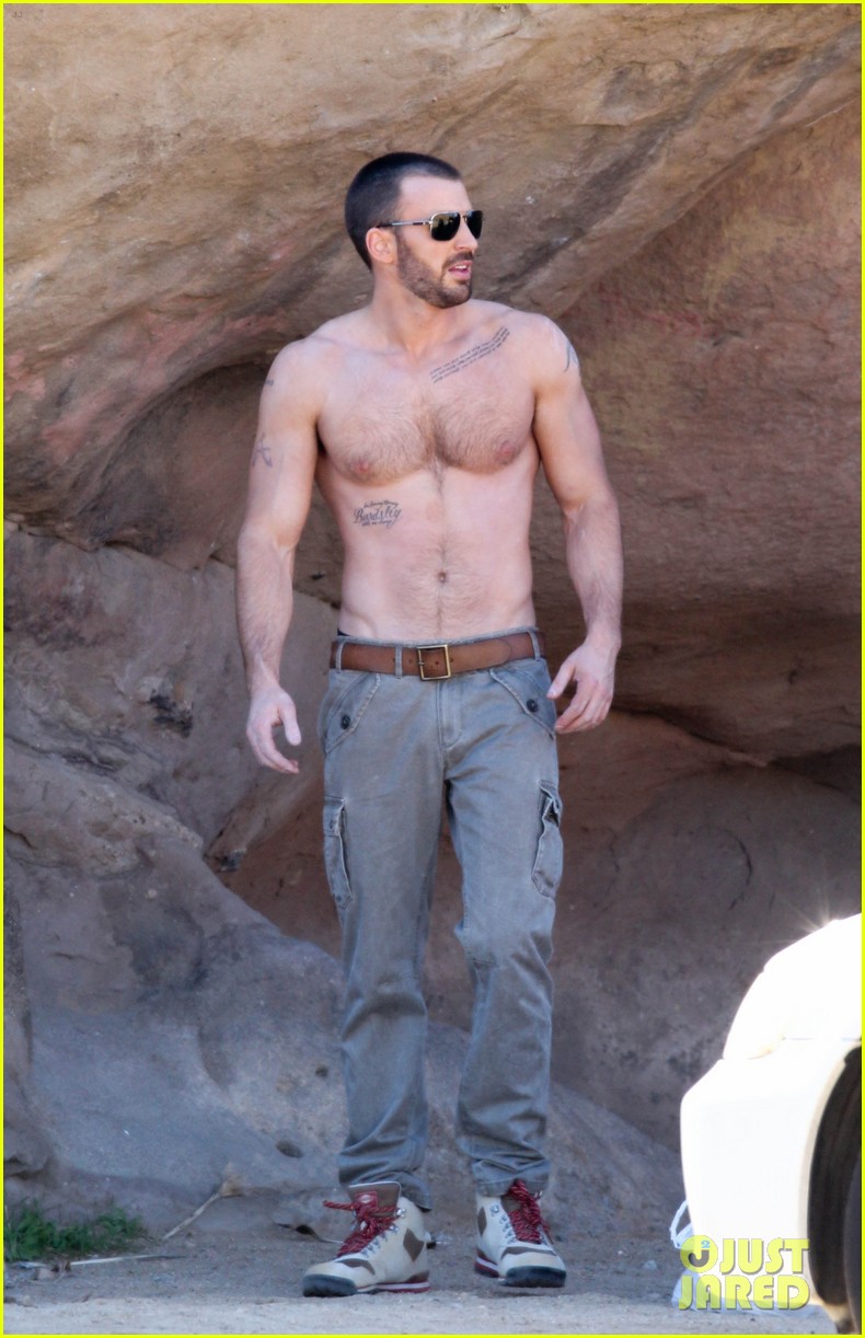 Chris Evans 2012 Shirtless