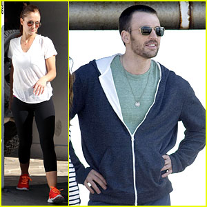 Chris Evans Actor Girlfriend 2012