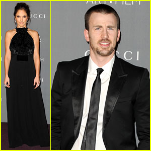 Chris Evans And Minka Kelly 2012