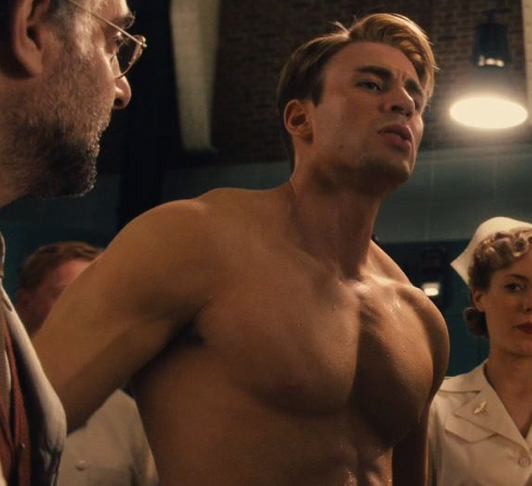 Chris Evans Body Double In Captain America