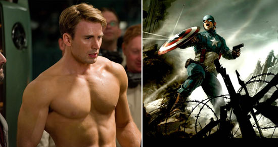 Chris Evans Body Stats