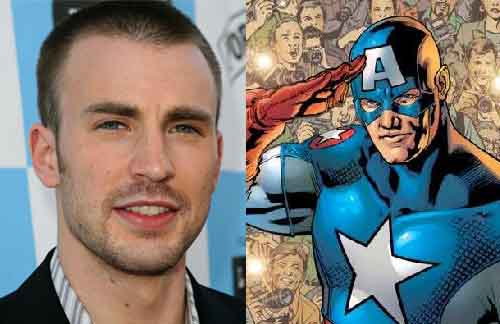 Chris Evans Body Stats