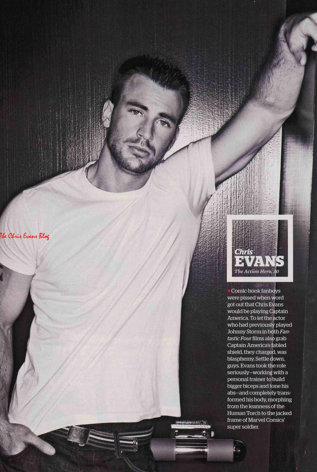 Chris Evans Captain America Workout Mens Health