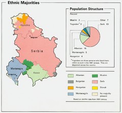 Country Of Serbia Map