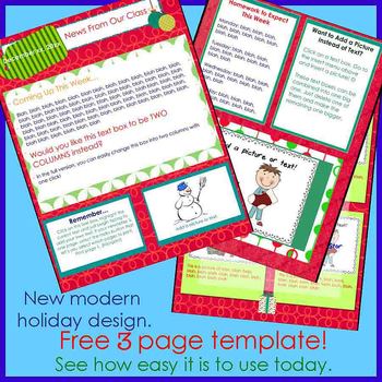 Cute Newsletter Templates For Teachers