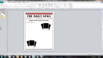 Download Newspaper Template Microsoft Word