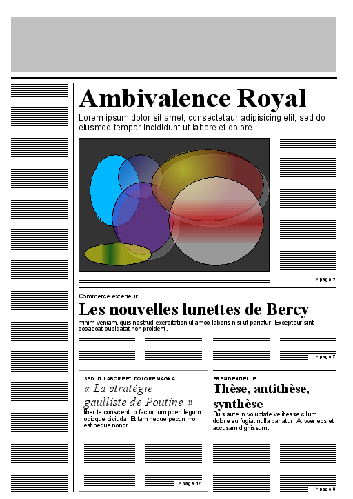 Example Of A Newspaper Article Layout