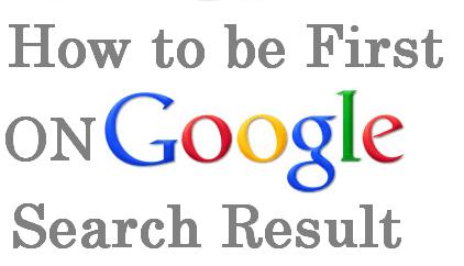 First Google Search Page