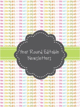 Free Monthly Newsletter Templates For Teachers