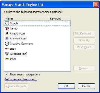 Get Google Search Bar Firefox