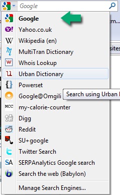 Google Search Bar Firefox