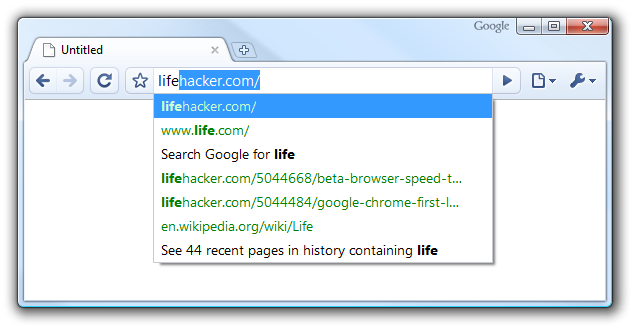 Google Search Bar For Chrome