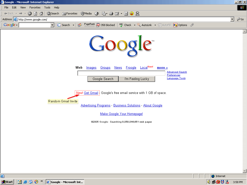 Google Search Box