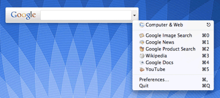 Google Search Box Mac