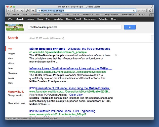 Google Search Box Safari