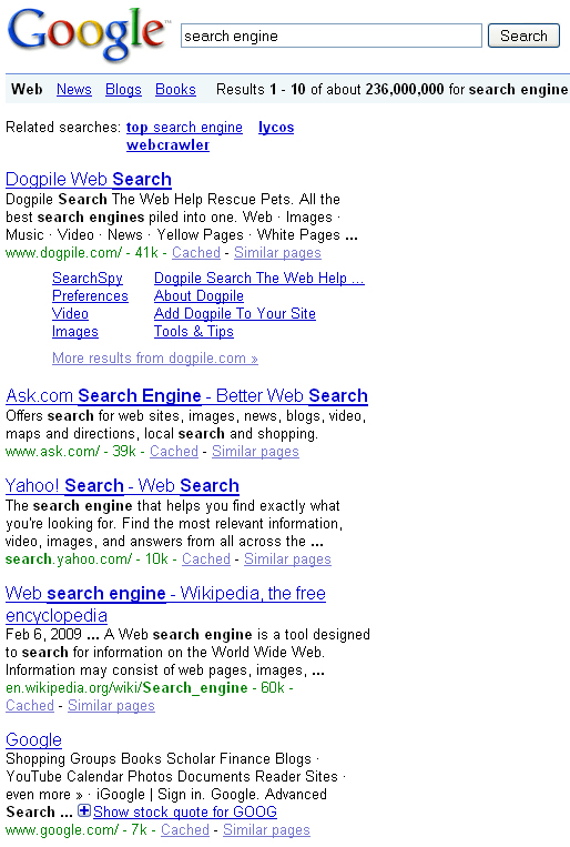 Google Search Engine