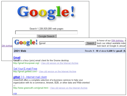 Google Search Logo History