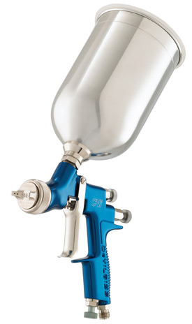 Gravity Feed Spray Gun Setup