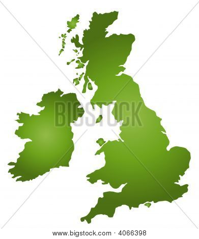 Great Britain Map Blank