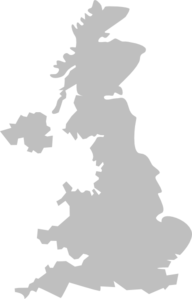 Great Britain Map Clipart