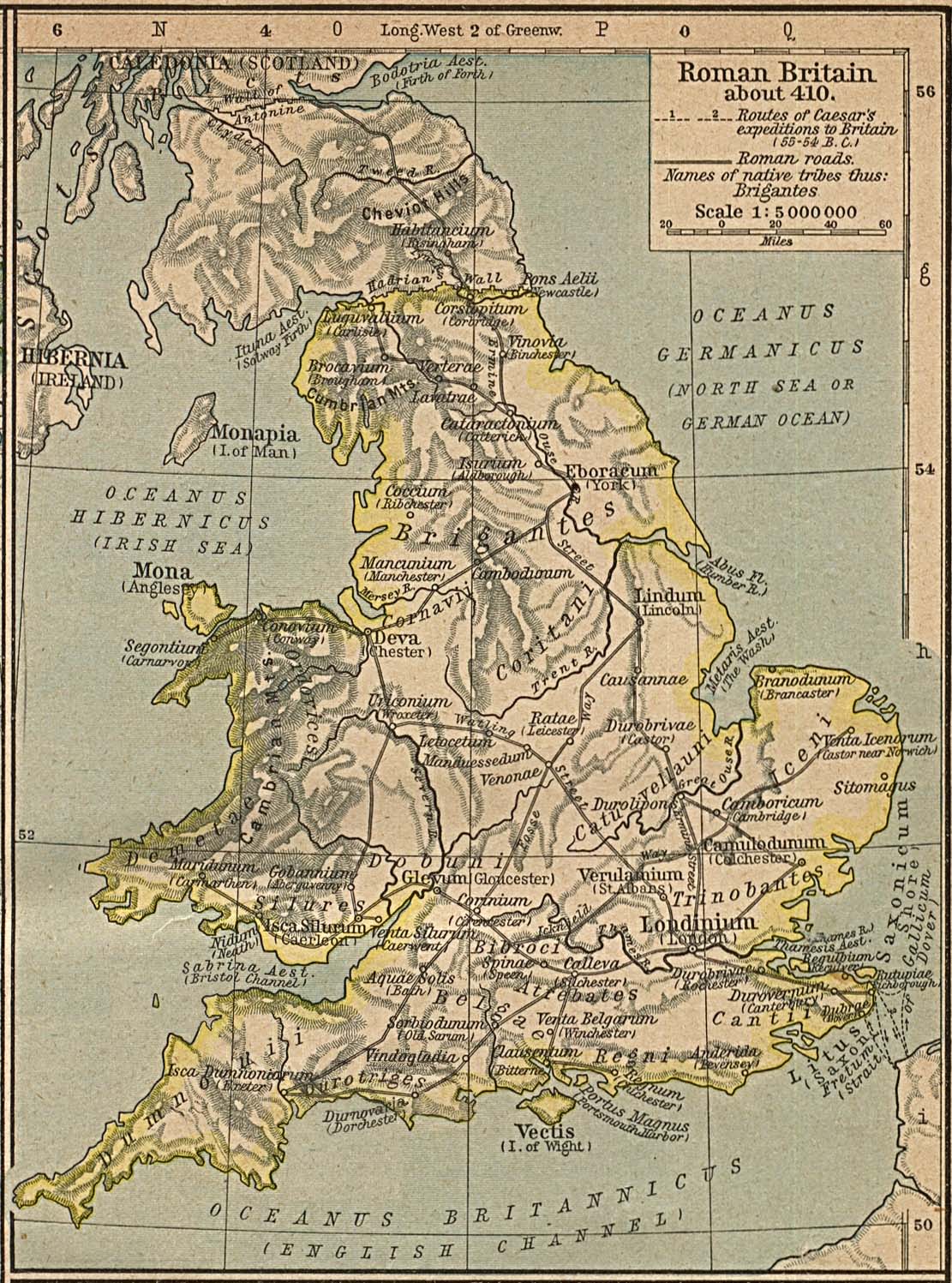 Great Britain Map Counties