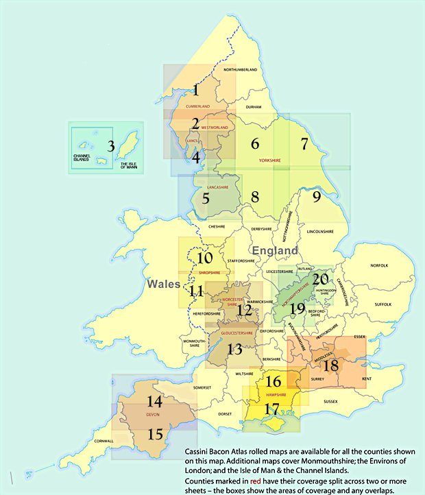 Great Britain Map Counties