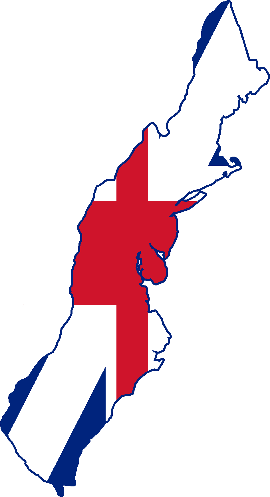 Great Britain Map Flag