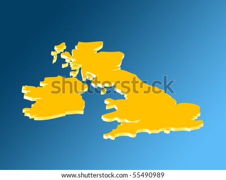 Great Britain Map Outline