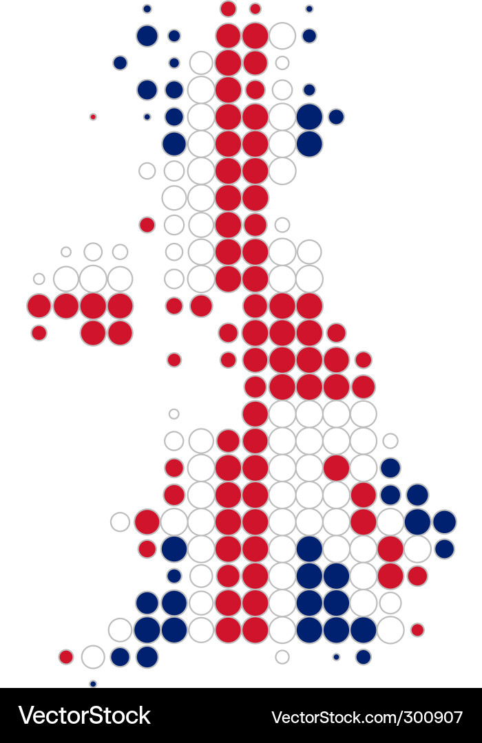 Great Britain Map Vector