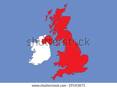 Great Britain Map Vector