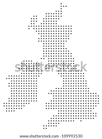 Great Britain Map Vector